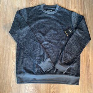 Dakine Mens Liberator LW Crewneck Pullover Sweatshirt Black Heather NWT L